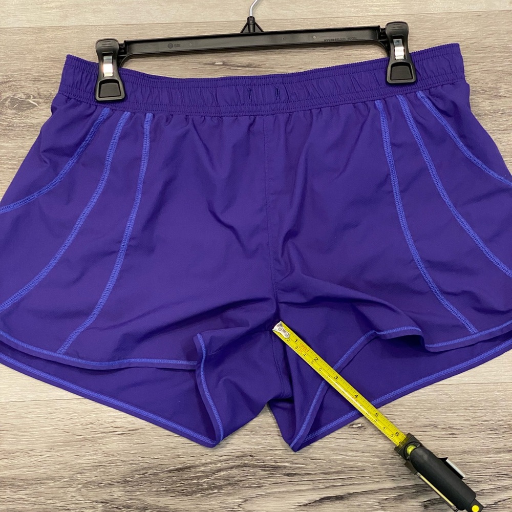ATHLETA Purple Running Workout Shorts Size: M - Picture 4 of 8